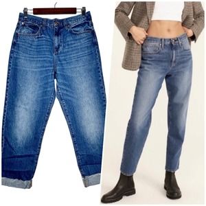 J. Crew | Women | Slouchy Raw Cuffed Hem Boyfriend Jeans | Size 28